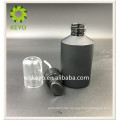 100ml Hot sale make up packing amber colored empty cosmetic glass amber bottle with pump sprayer